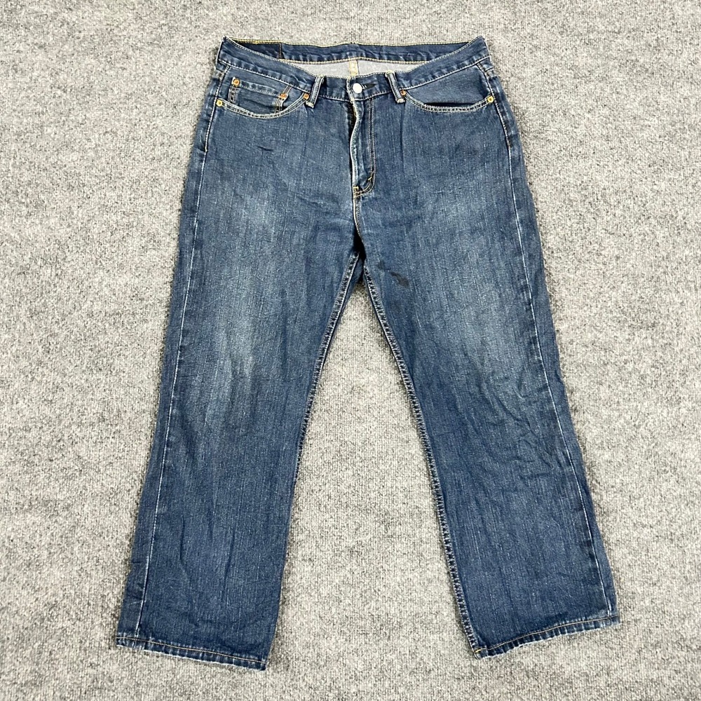 Levi's Jeans Mens Size 36x30 Blue 514 Straight Fit Cotton Denim Casual Pants